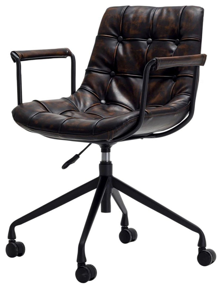 COLT Industrial Leather Swivel Office Chair