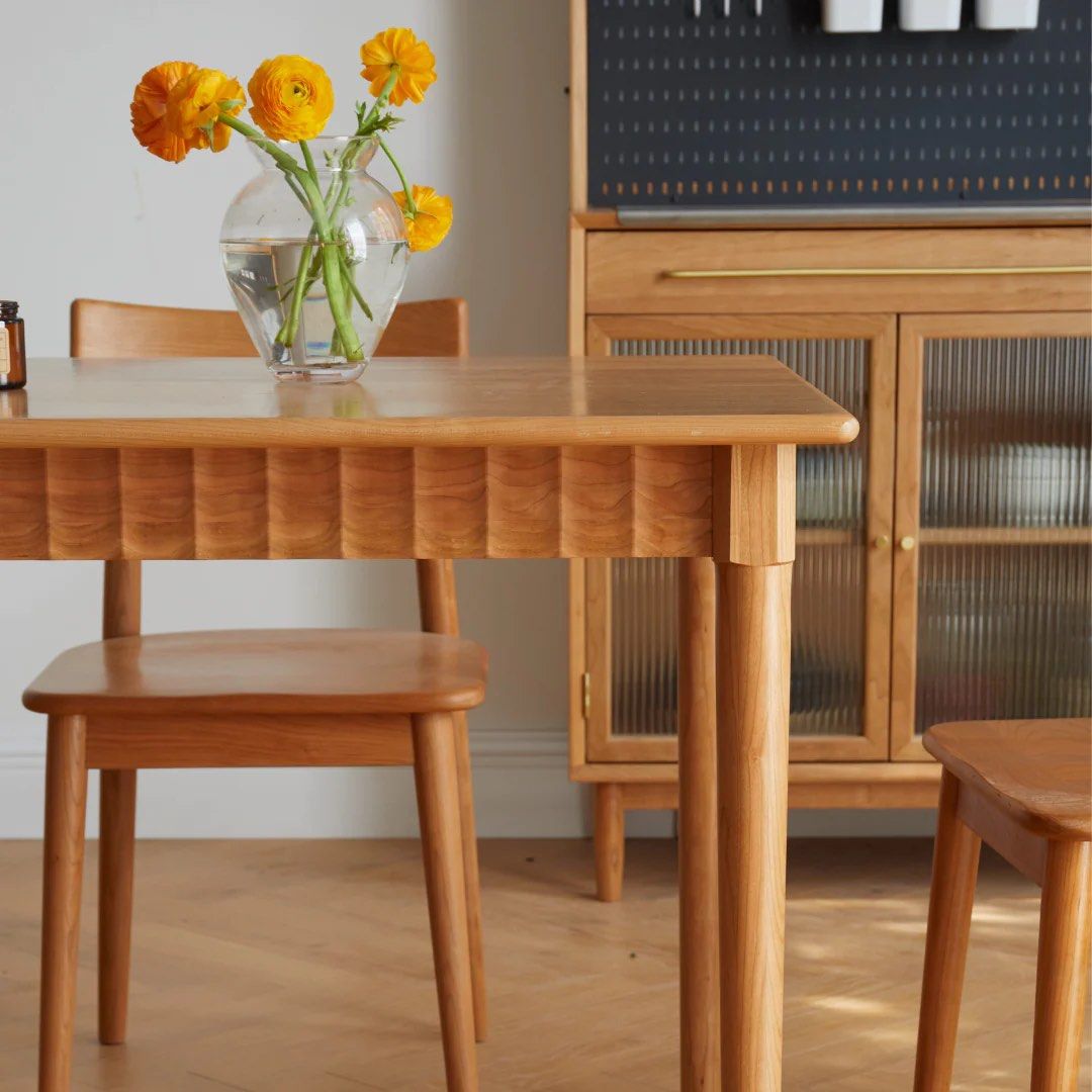 COMPASS Cherry Wood Dining Table