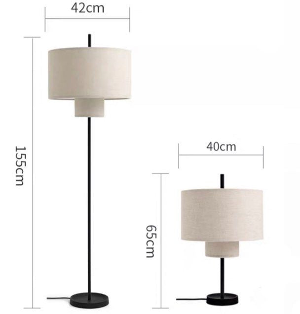 CONNERS Modern Table & Standing Lamp