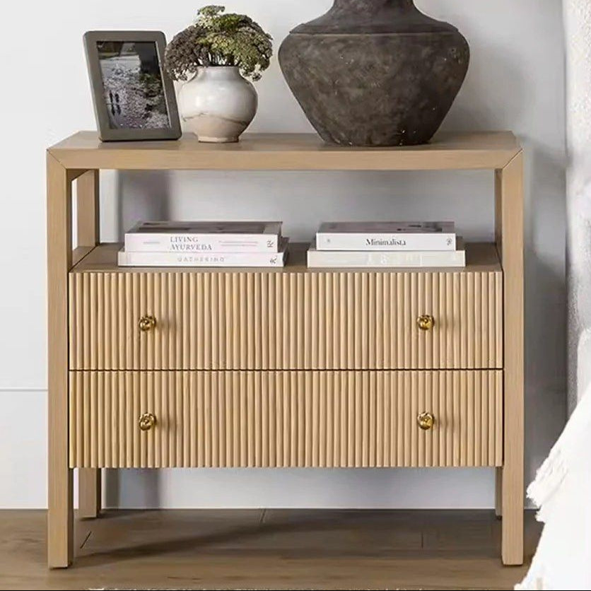 CONNOR Modern Fluted Bedside Table