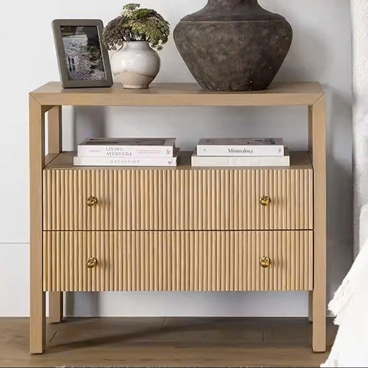 CONNOR Modern Fluted Bedside Table