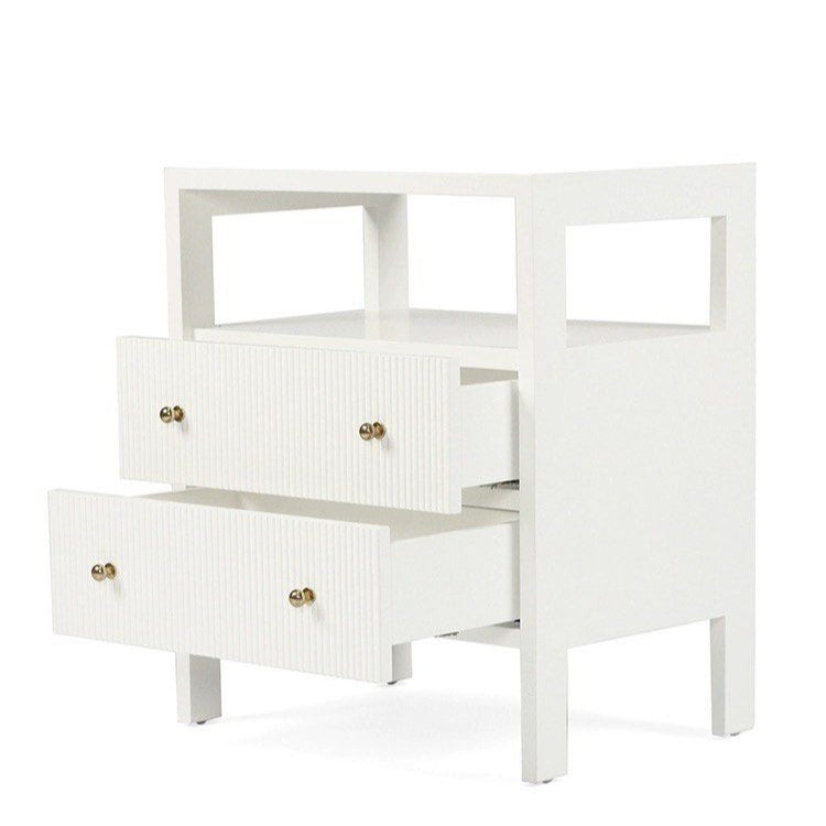 CONNOR Modern Fluted Bedside Table