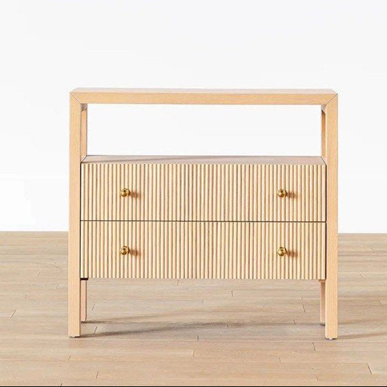 CONNOR Modern Fluted Bedside Table