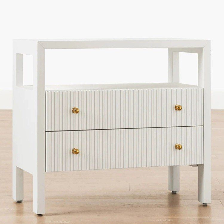 CONNOR Modern Fluted Bedside Table