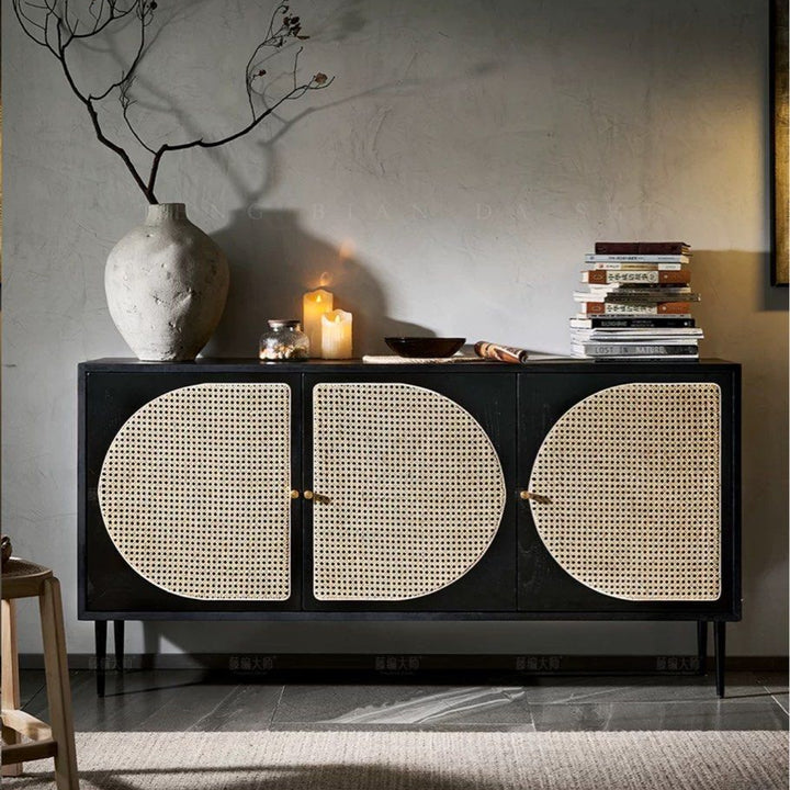 AUZO Modern Solid Wood Sideboard