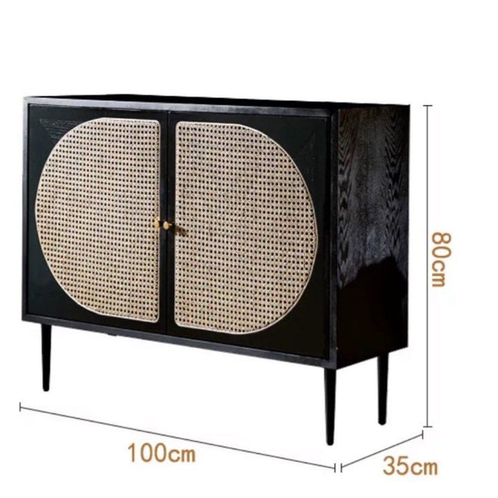 AUZO Modern Solid Wood Sideboard