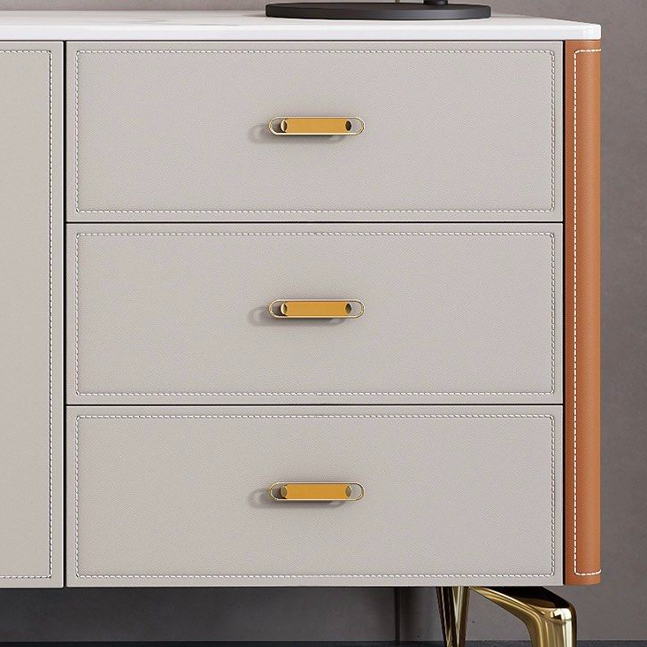 CASI Modern Leather Sideboard