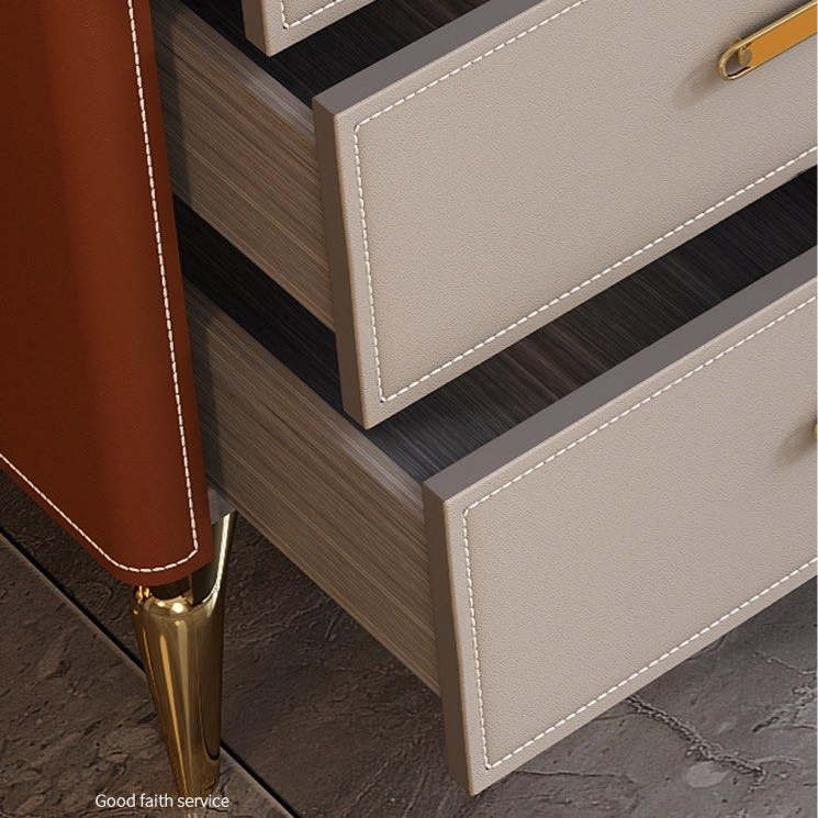 CASI Modern Leather Sideboard