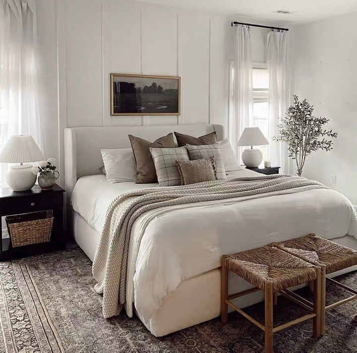 CONSTANCE Modern Fabric Bedframe