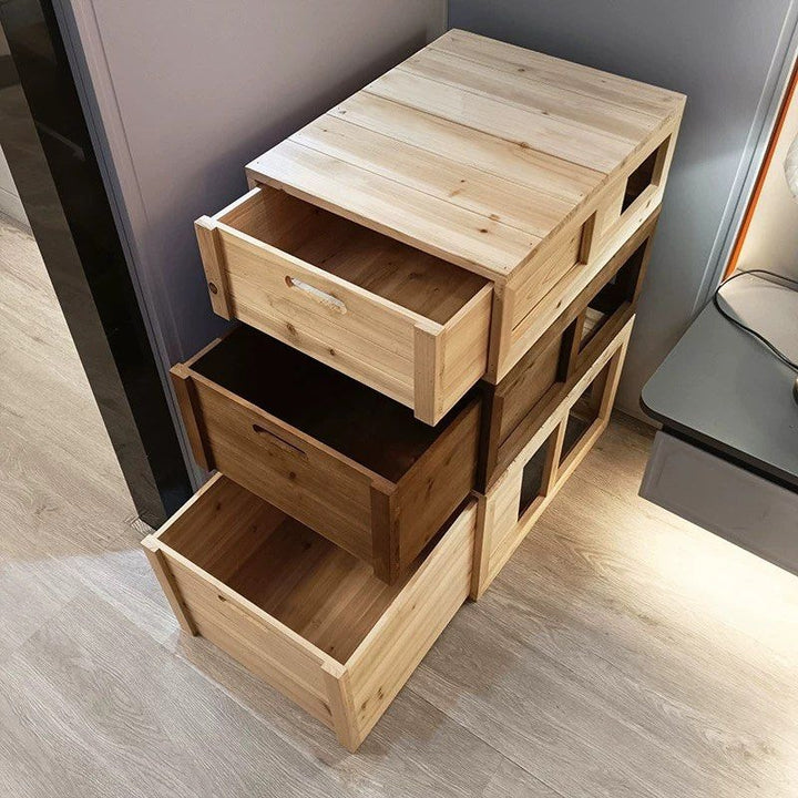 CALVUS Rustic Chest Of Drawers
