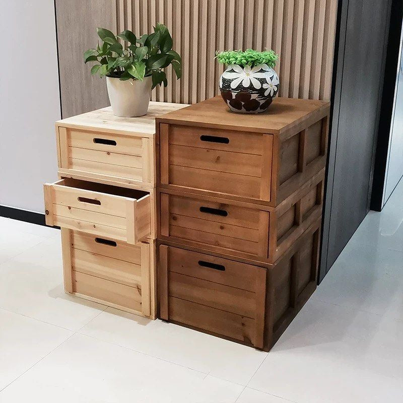 CALVUS Rustic Chest Of Drawers