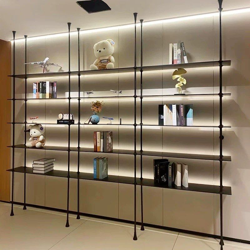 CORMAIN Modern Solid Wood Display Shelf