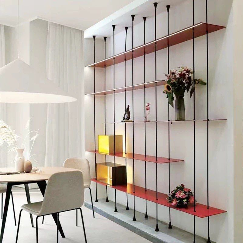 CORMAIN Modern Solid Wood Display Shelf