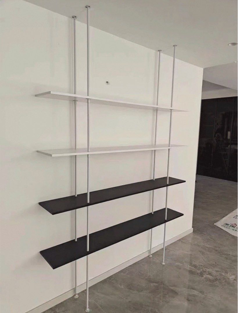 CORMAIN Modern Solid Wood Display Shelf