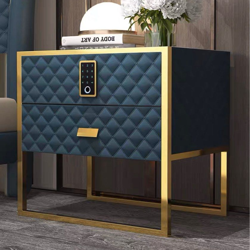 DARNELL Modern Digital Lock Side Table
