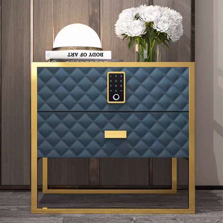 DARNELL Modern Digital Lock Side Table