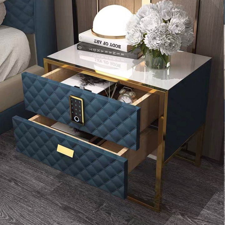 DARNELL Modern Digital Lock Side Table