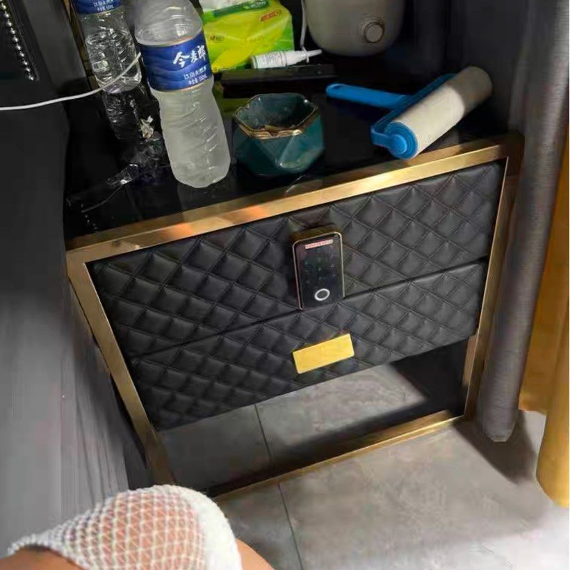 DARNELL Modern Digital Lock Side Table