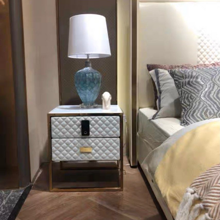 DARNELL Modern Digital Lock Side Table