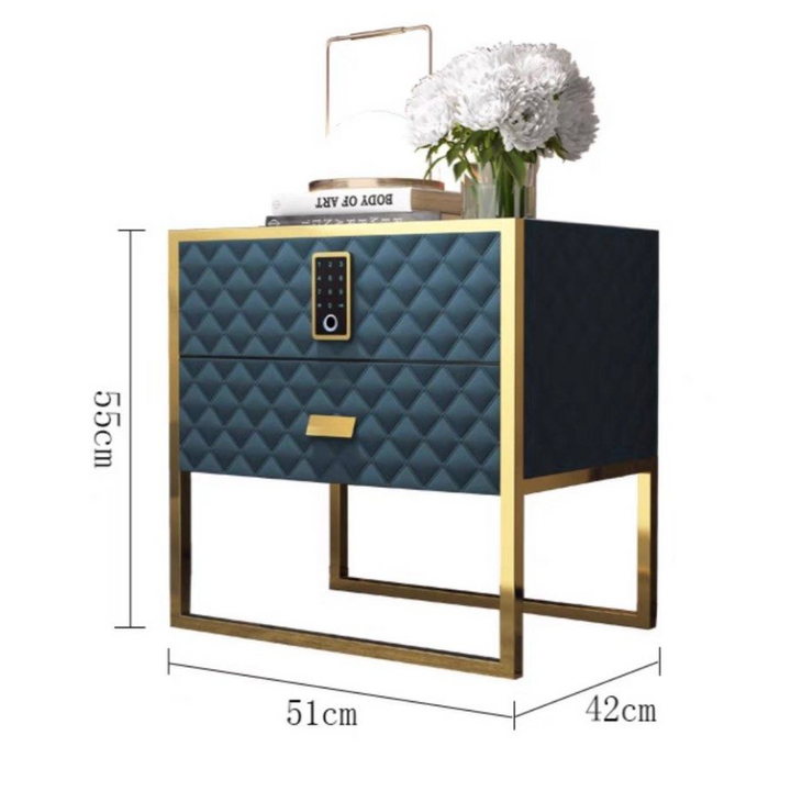 DARNELL Modern Digital Lock Side Table