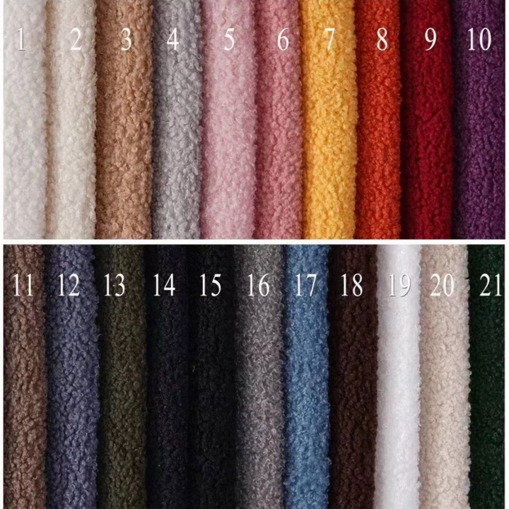 CLYNE Modern Boucle Bar Stool