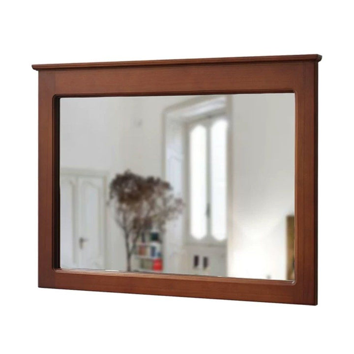 COSALZ Rustic Solid Wood Wall Mirror