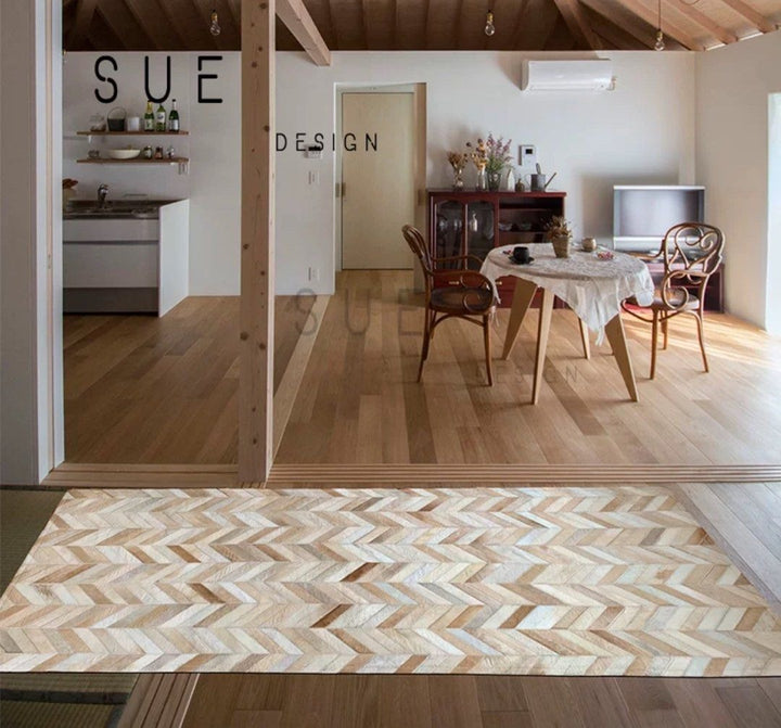 CORNELIUS Modern Cowhide Rug