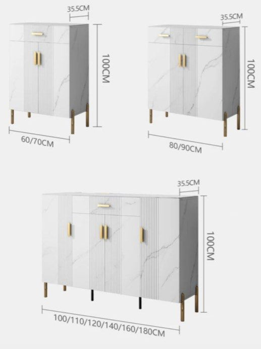 COZO Modern Sintered Stone Shoe Cabinet