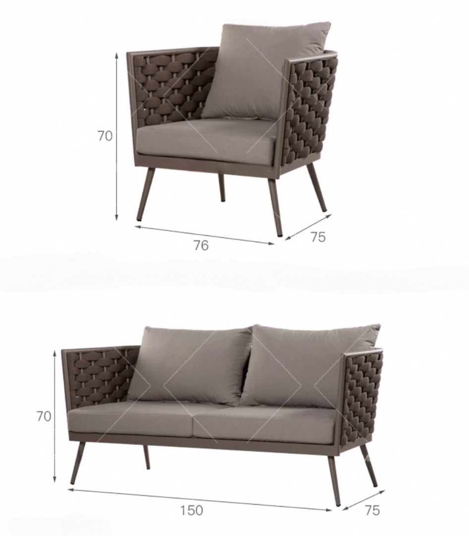 CRAJI Modern Outdoor Sofa