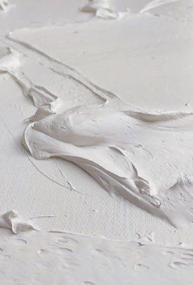 CREED Abstract White Hand Painted Wall Art