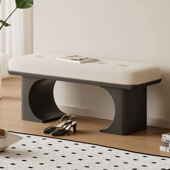 CRIOEN Modern Boucle Bench