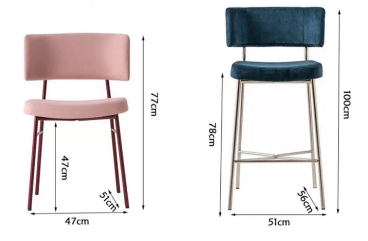 DANNY Modern Velvet Dining Chair