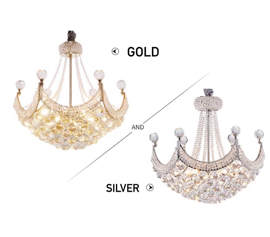 DAIMON Modern Crystal Chandelier