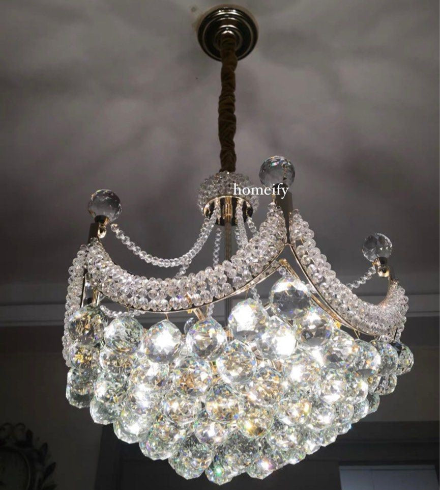 DAIMON Modern Crystal Chandelier
