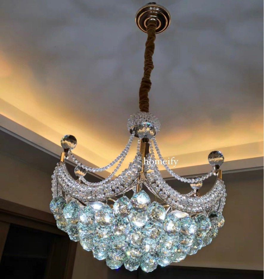 DAIMON Modern Crystal Chandelier