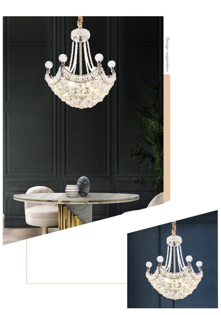 DAIMON Modern Crystal Chandelier