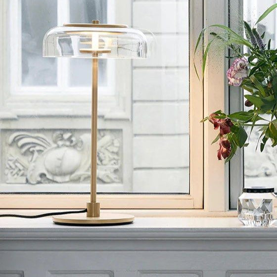 DANIEL Glass Arched Lamp