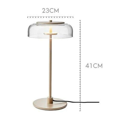 DANIEL Glass Arched Lamp