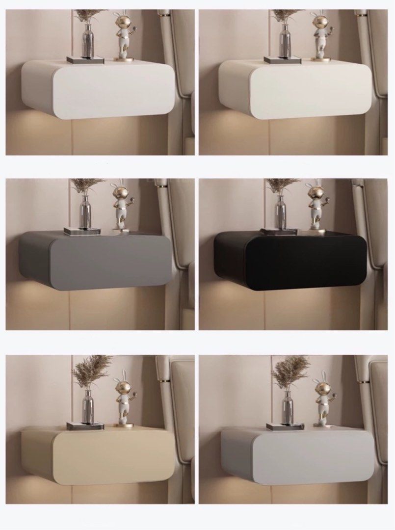 DANJO Modern Floating Bedside Table