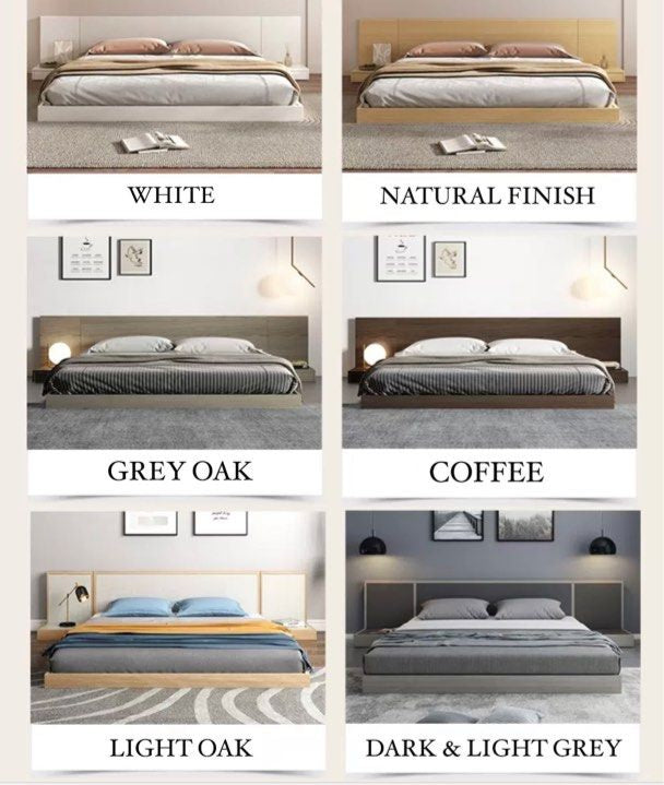 DANZO Rustic Platform Bedframe