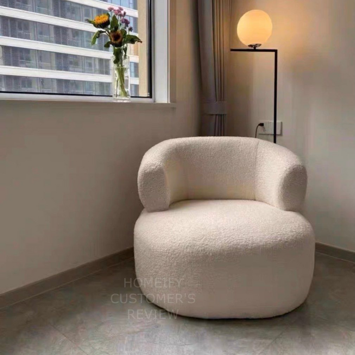 SIENNA Modern Boucle Lounge Chair