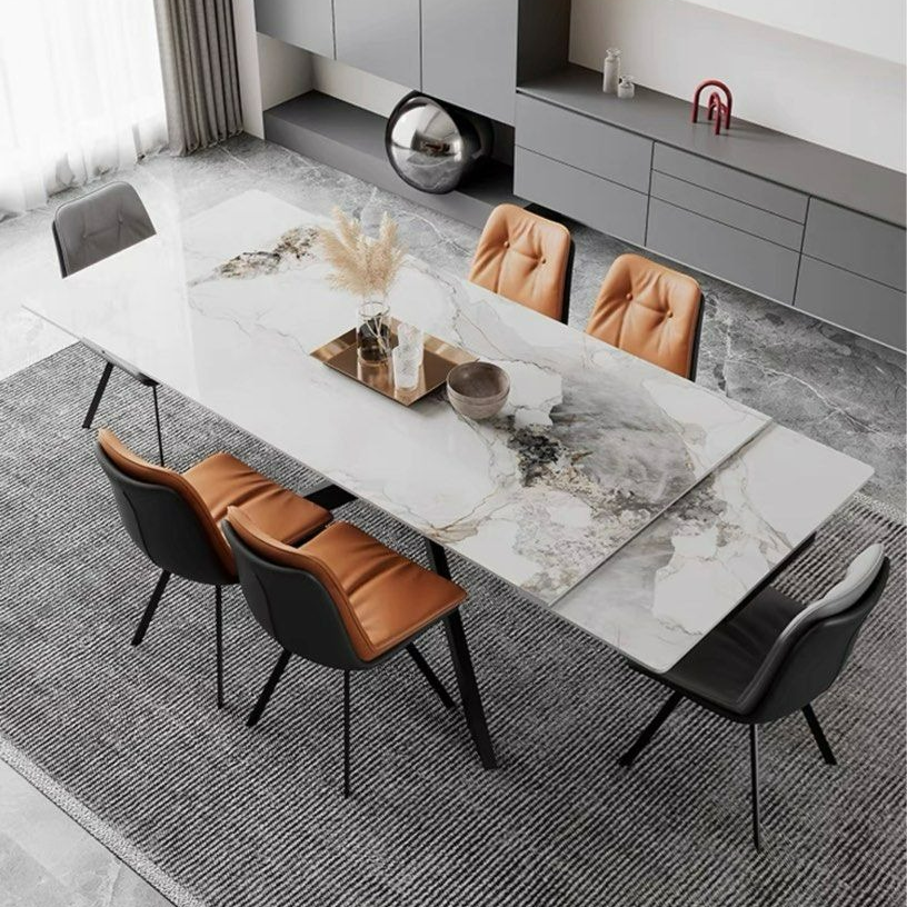 KRASNIQI Modern Extendable Dining Table
