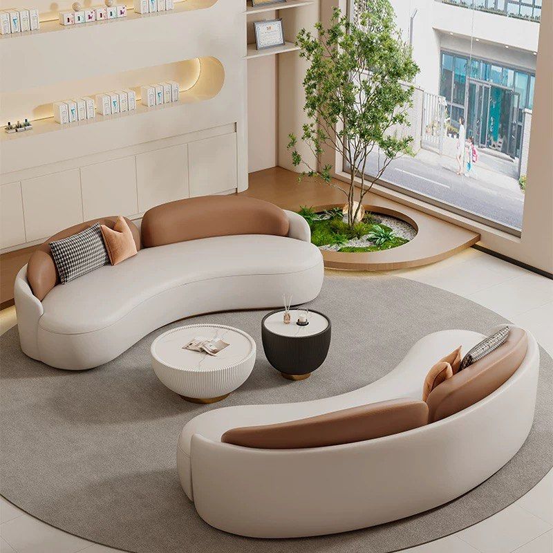 DAUNE Modern Leather Sofa