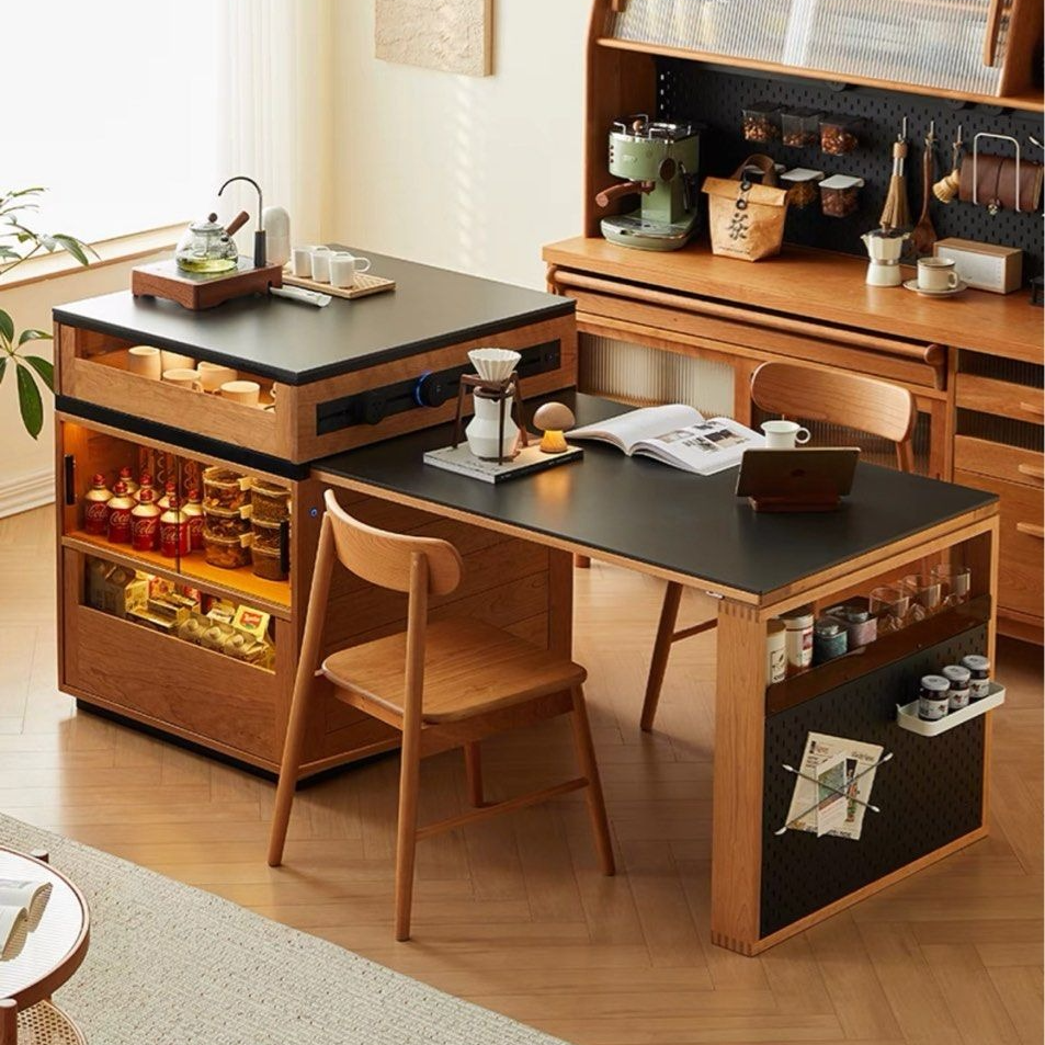 SULLIVAN Extendable Sintered Stone Island Dining Table