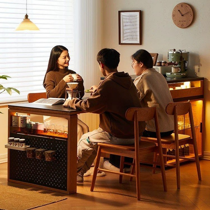 SULLIVAN Extendable Sintered Stone Island Dining Table