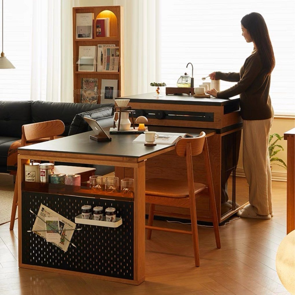 SULLIVAN Extendable Sintered Stone Island Dining Table