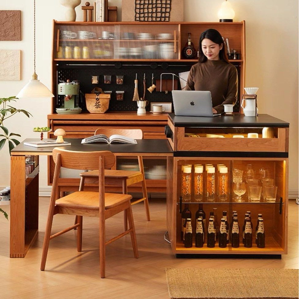SULLIVAN Extendable Sintered Stone Island Dining Table