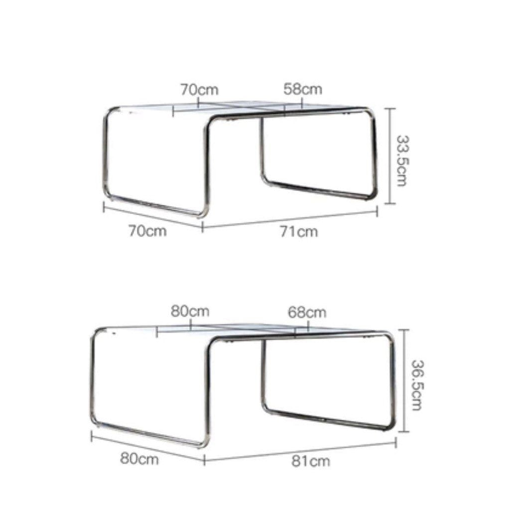 BRUCE Double Nesting Coffee Table