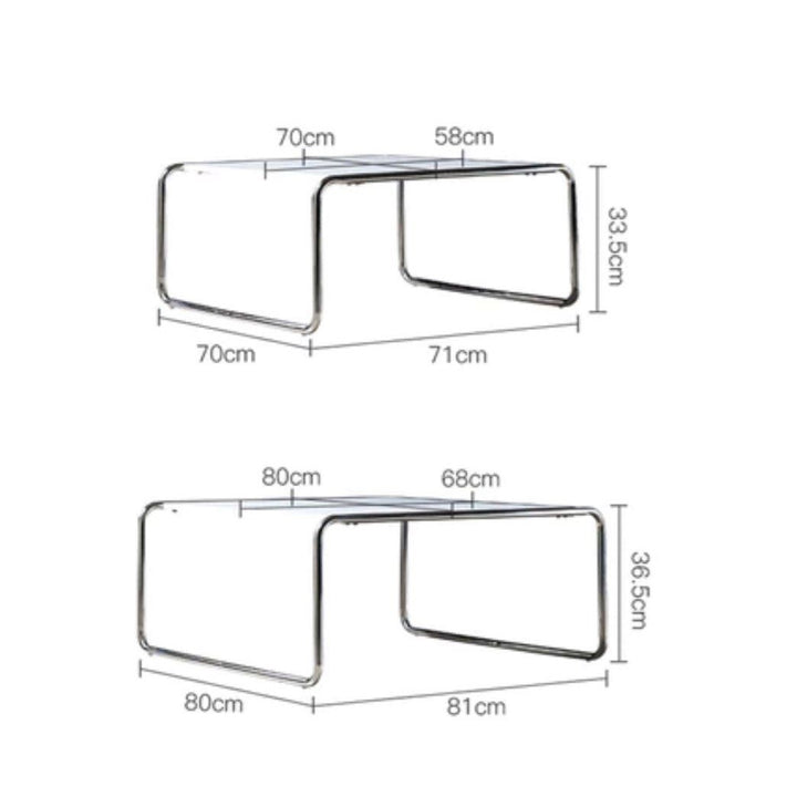 BRUCE Double Nesting Coffee Table