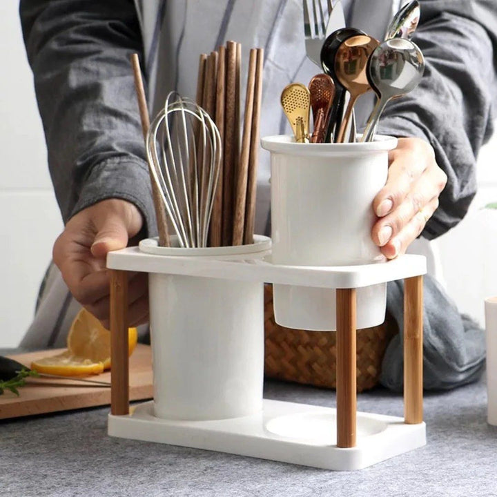 DAZY Ceramic Utensil Holder